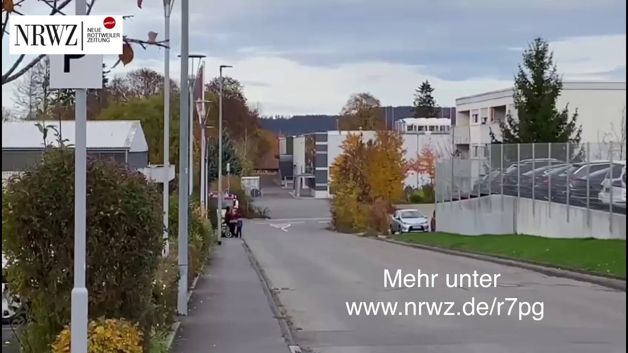 Feuerwehreinsatz bei Kaminbrand in Rottweil.