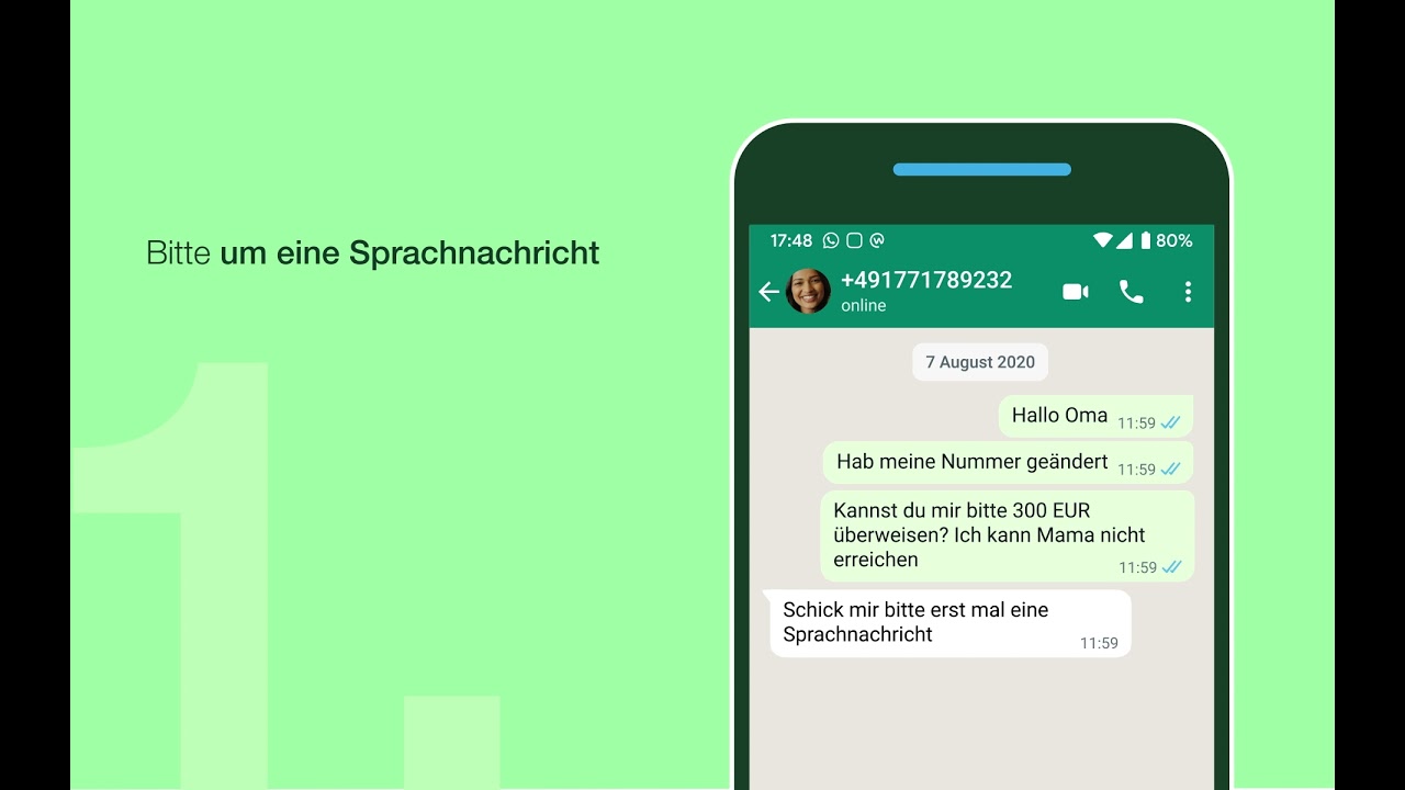 Betrugsmaschen über WhatsApp: Check Deinen Kontakt (4/4)
