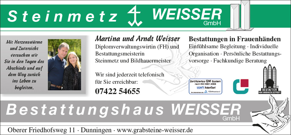 Steinmetz und Bestattungshaus Weisser
