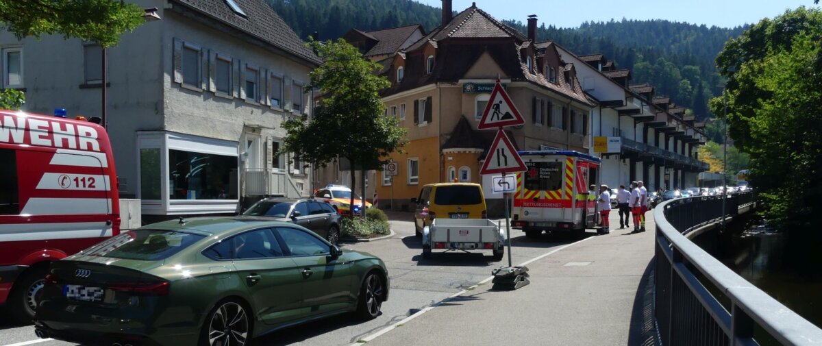 Rettungseinsatz beim Bernecksportplatz ging gut zu Ende. Fotos: him