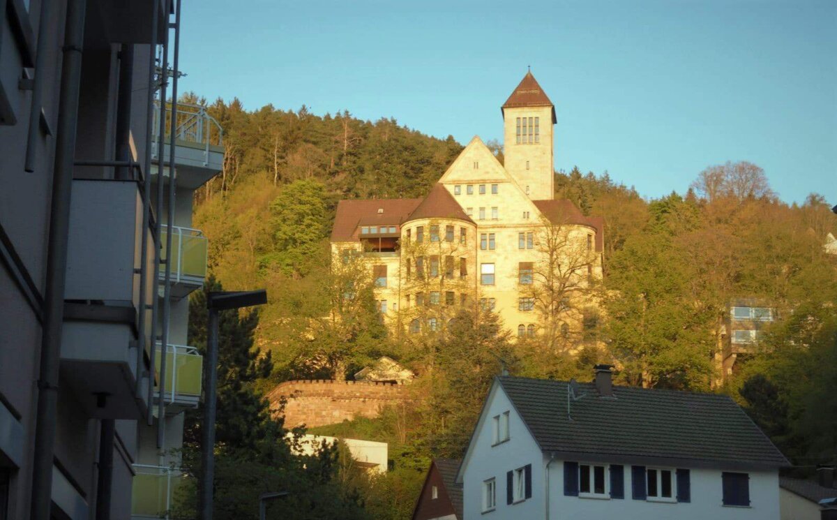 Stadtbildprägend: Gut Berneck in der Abensonne. Achiv-Foto: him