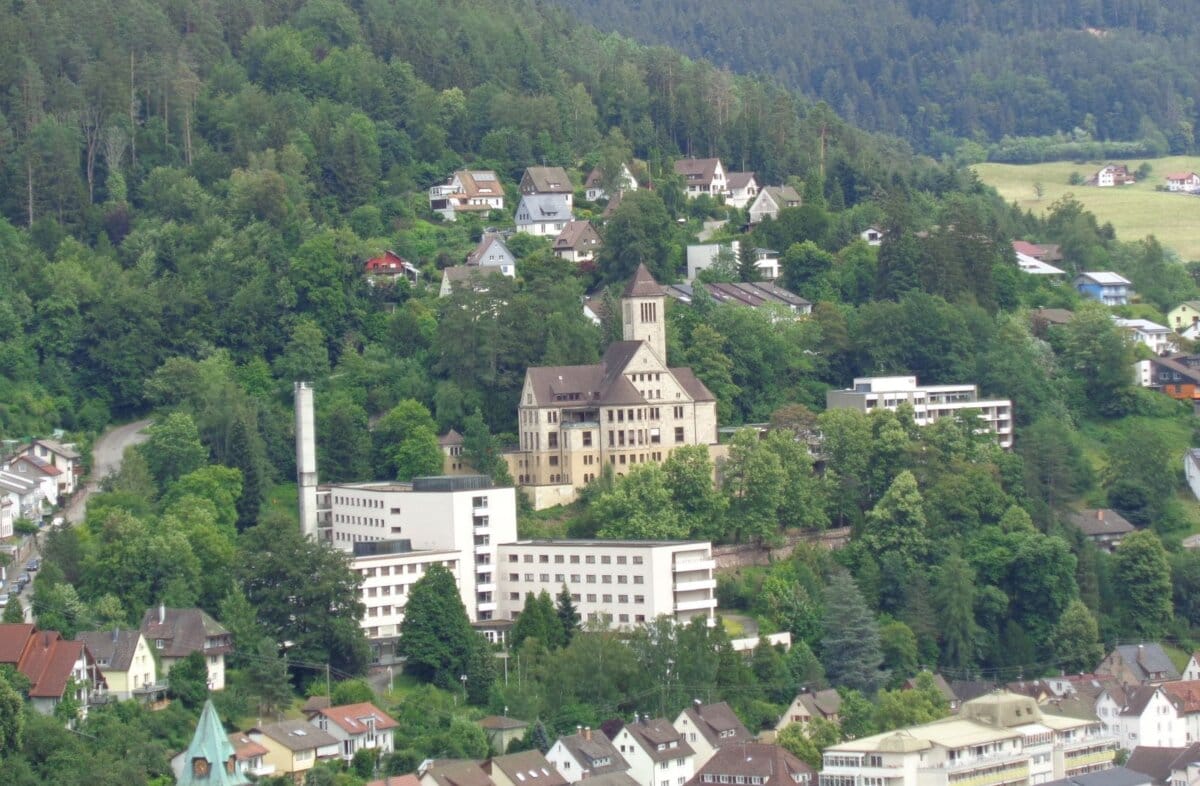 Der Wald oberhalb und der Park unterhalb von Gut Berneck gehören zur "Sachgesamtheit Junghans" und stehen unter Denkmalschutz.  Archiv-Foto: him
