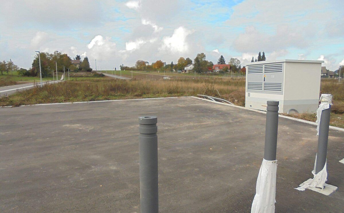 Voll erschlossen, aber noch kein Baurecht da: Neubaugebiet Schoren 2. Bauabschnitt. Foto: him