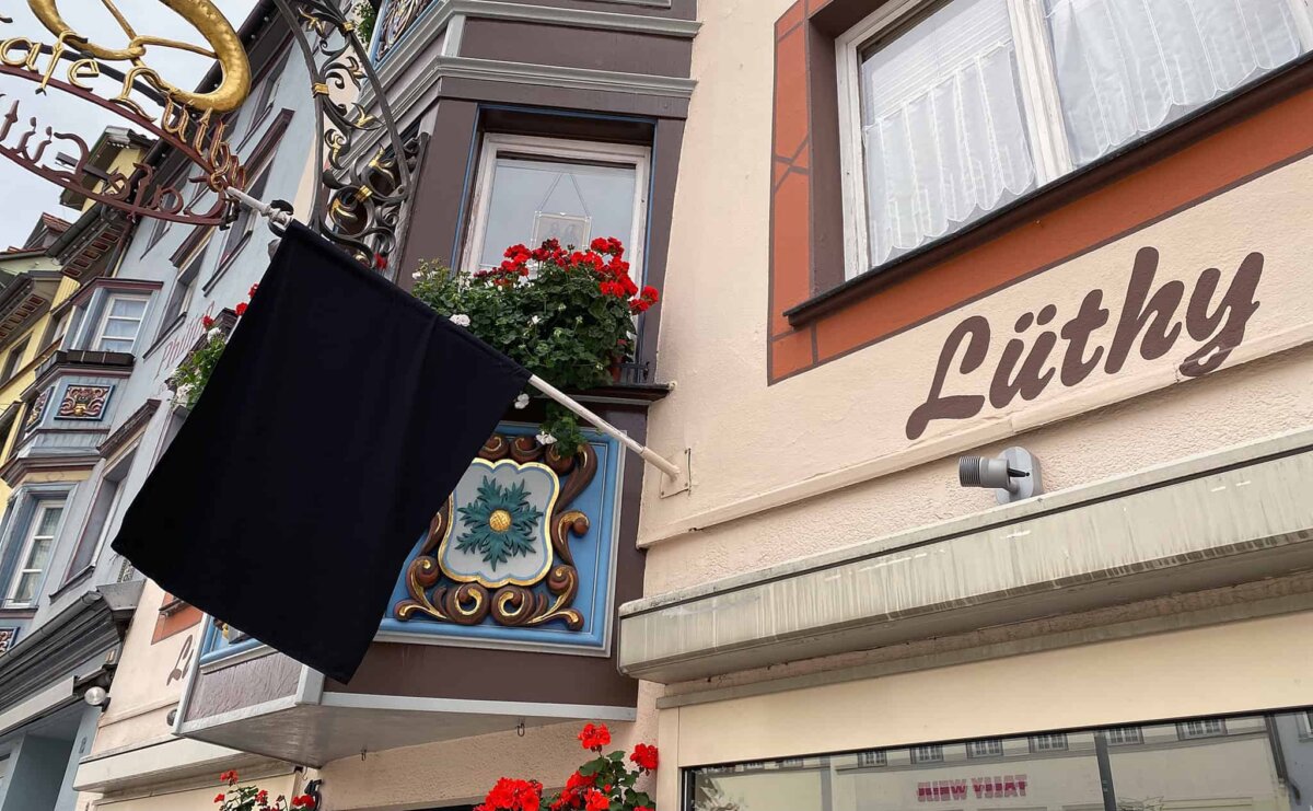 Trauerbeflaggung in Rottweil. Foto: gg