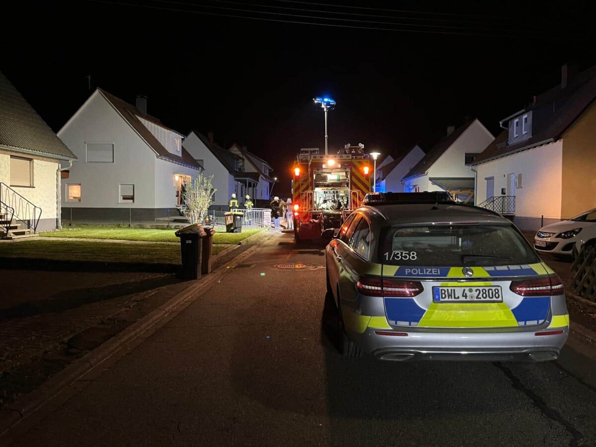 Unklarer Geruch - Polizei- und Feuerwehreinsatz in Deißlingen. Foto: Blaulichtreport Rottweil