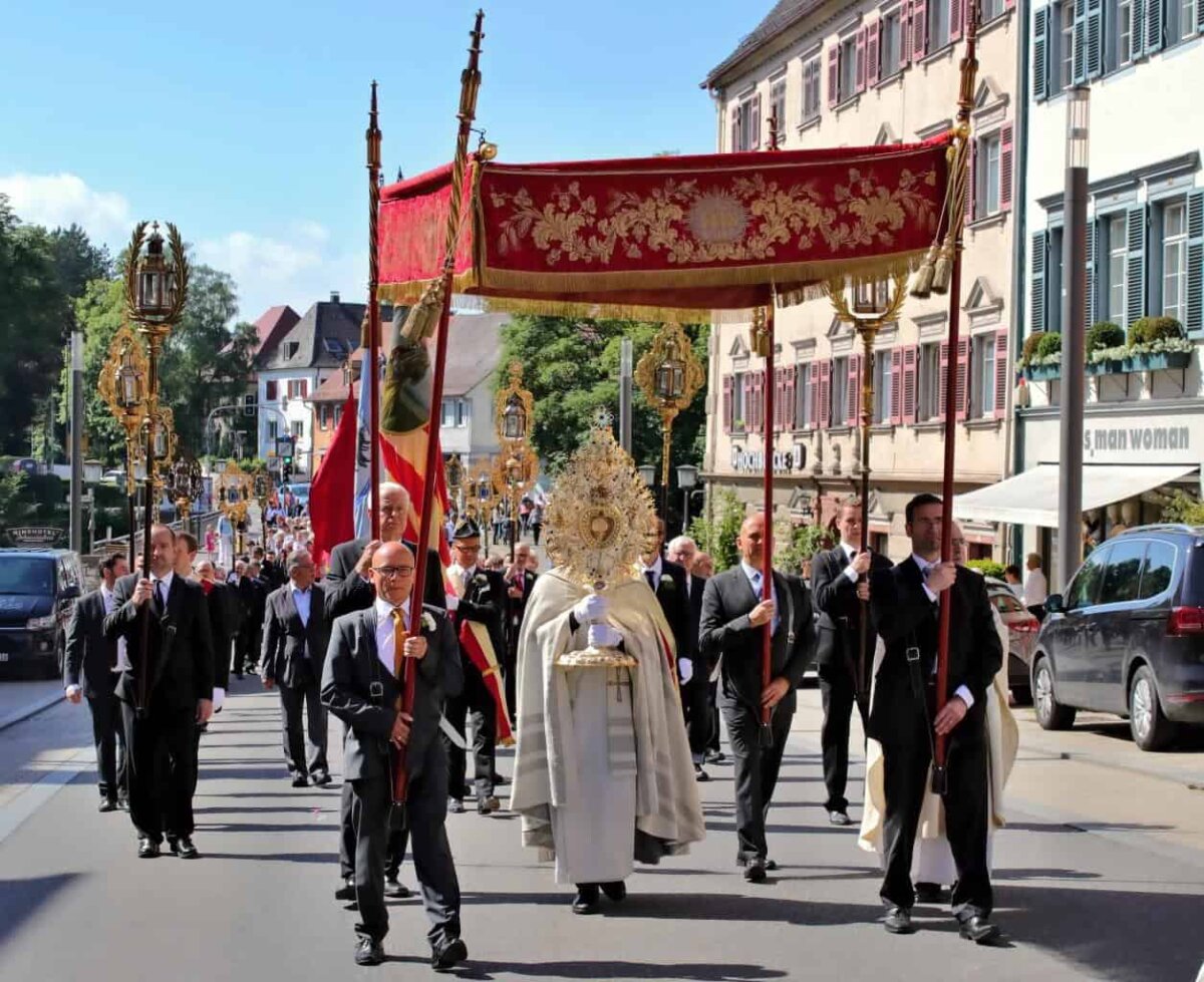 Fronleichnam 2018 in Rottweil. Foto: Berthold Hildebrand