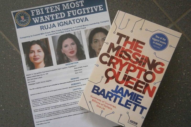 „The Missing Cryptoqueen“ als Buch