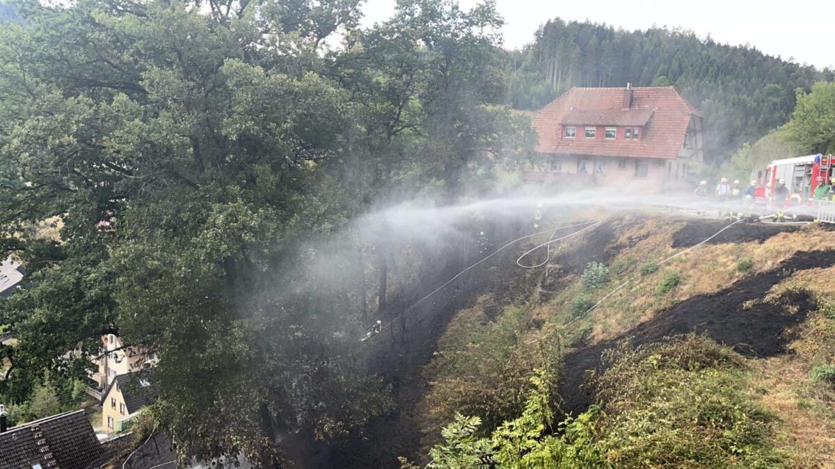 Feuerwehreinsatz in Lauterbach. Foto: Blaulichtreport Rottweil
