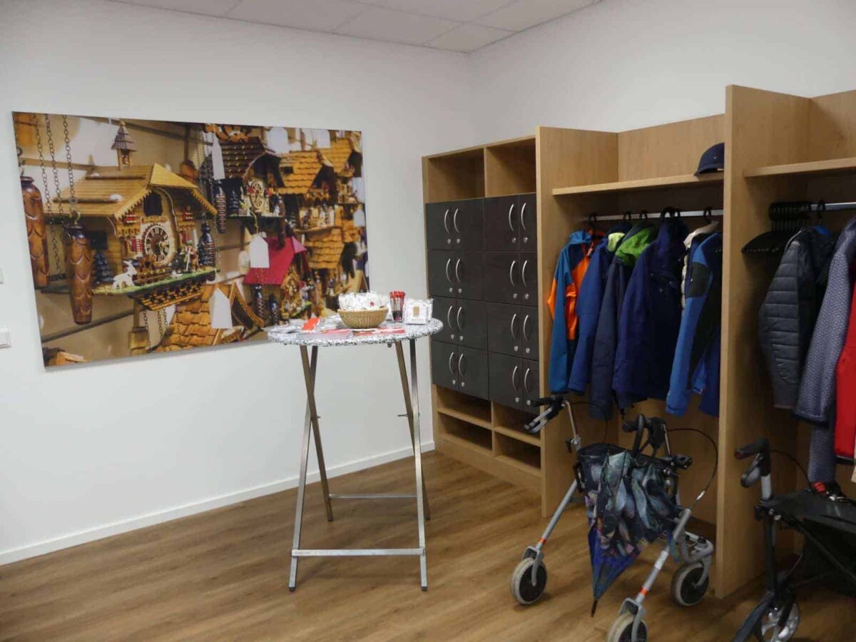 Freundliche Garderobe. Foto: him