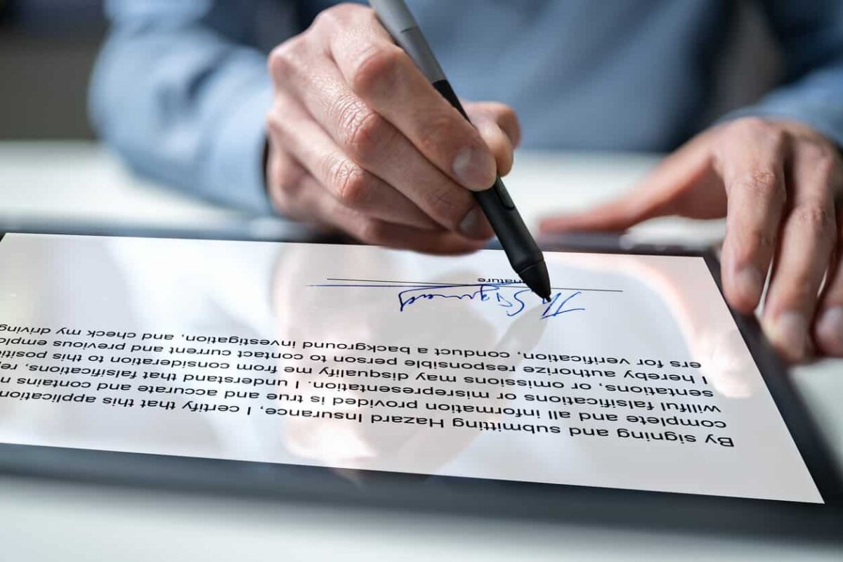 Digitale Signatur. Symbol-Foto: iStock