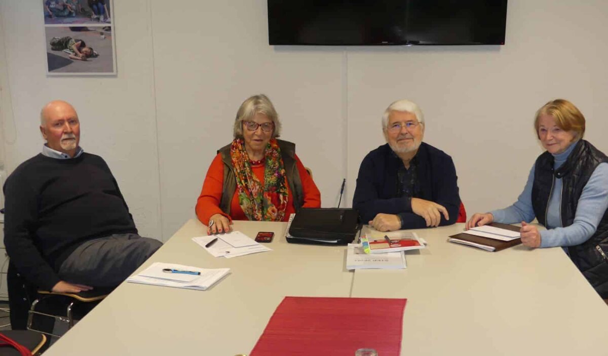 Die Kerngruppe des Seniorenforums Schramberg: gerhard Rudolphy, Barbara Olowinsky, Matthias Kohlhase und Juliane Kugler (von links). Foto: him