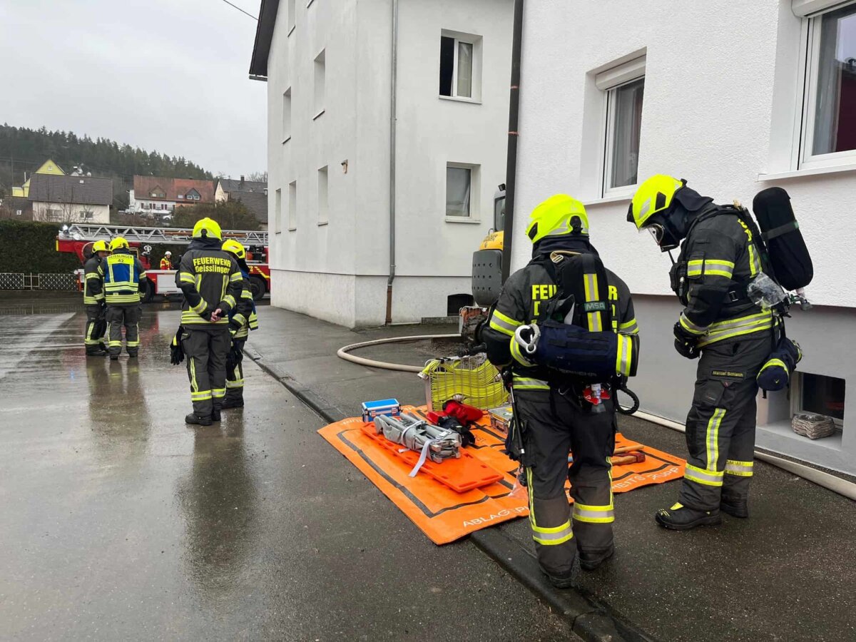 Feuerwehreinsatz in Deißlingen. Foto: DRK