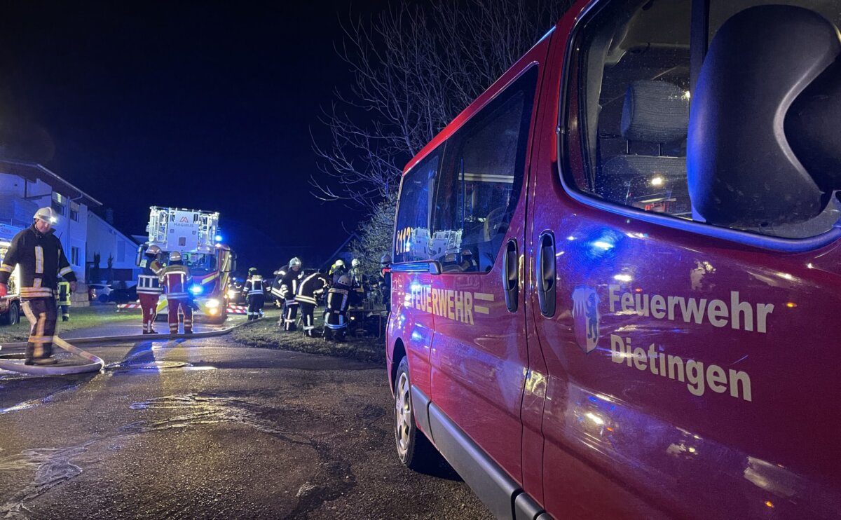 Feuerwehreinsatz in Böhringen. Foto: gg