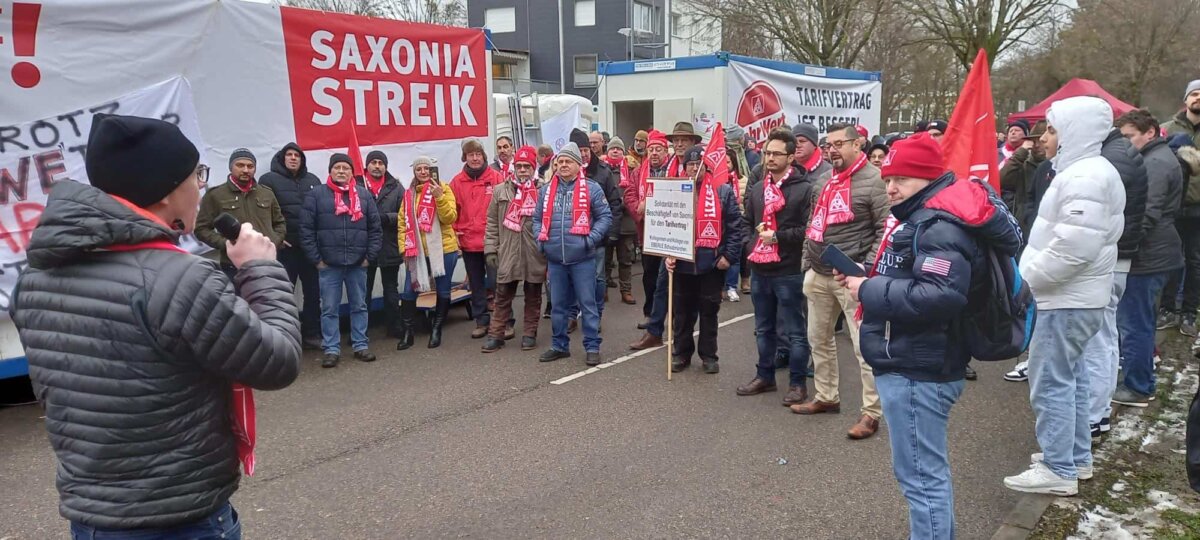 Kämpferische Stimmung bei Saxonia Anfang des Jahres. Foto: privat