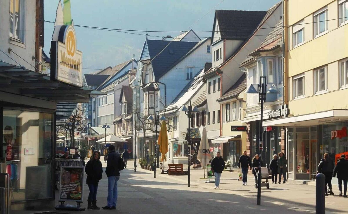 Schramberger Fußgängerzone. Foto: him