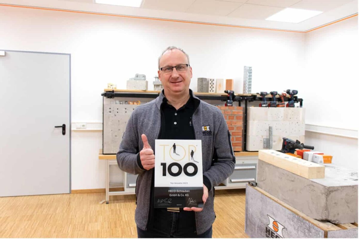 Kürzlich erhielt HECO das TOP 100-Siegel, das besonders innovativen mittelständischen Unternehmen vorbehalten ist. Foto: pm