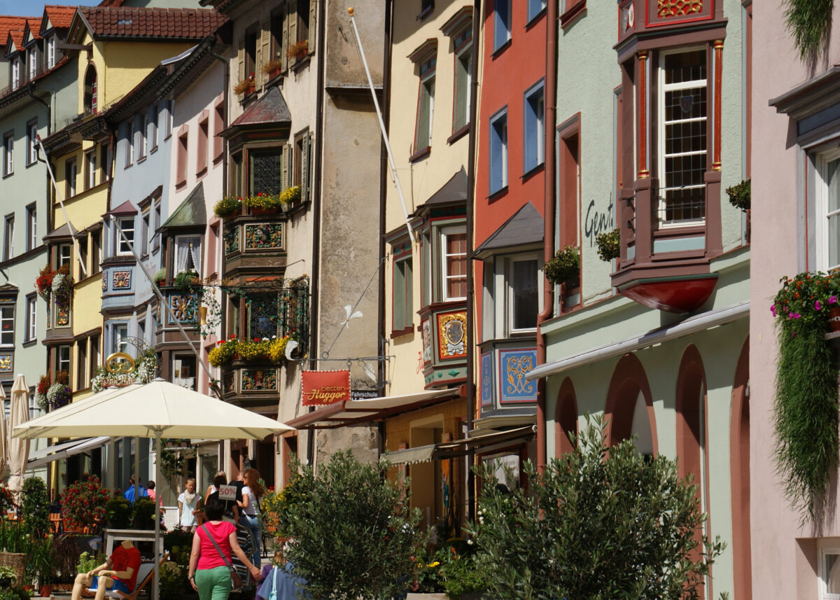 Die historische Innenstadt von Rottweil mit ihren schönen Fassaden. Foto: Tobias Rützel