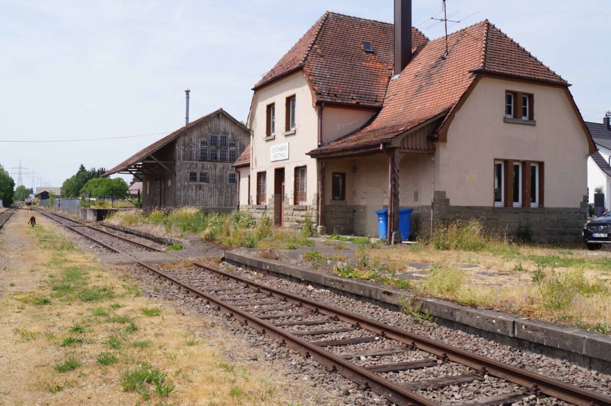 Der Bahnhof Schömberg. Foto: Foto: Daniel Seeburger / ZOLLERN-ALB-KURIER
