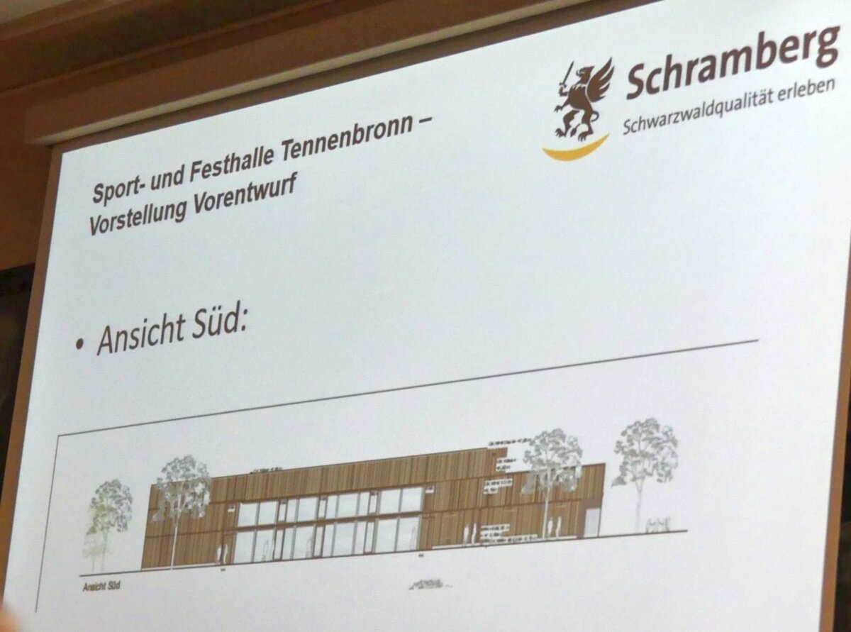 Der Hallenneubau in Tennenbronn beschäftigte den Gemeinderat in seiner letzten Sitzung im Jahr 2023. Archiv-Foto: him