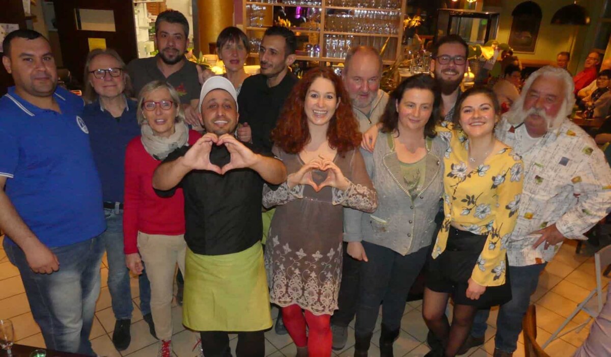 Fröhliche Gesichter bei der offiziellen Eröffnung im Frühjahr 2019. Archiv-Foto: him