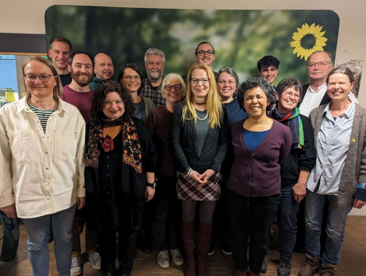Die Kandidatinnen und Kandidaten der Grünen für den Gemeinderat. Foto: Anja Schmidt