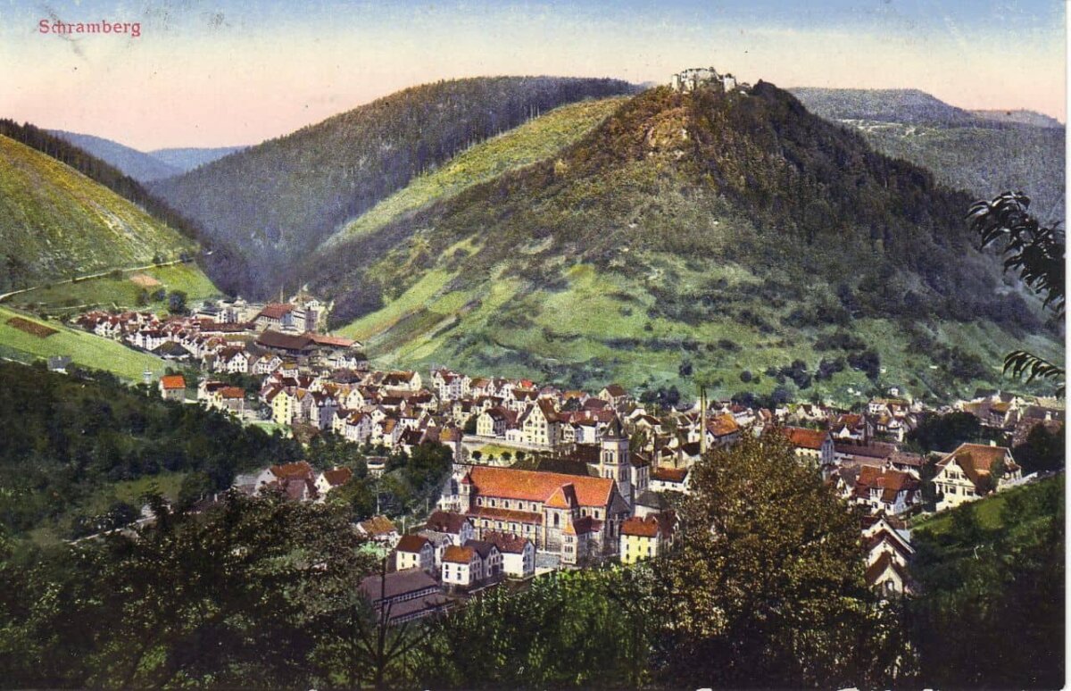 postkarte schramberg um 1900
