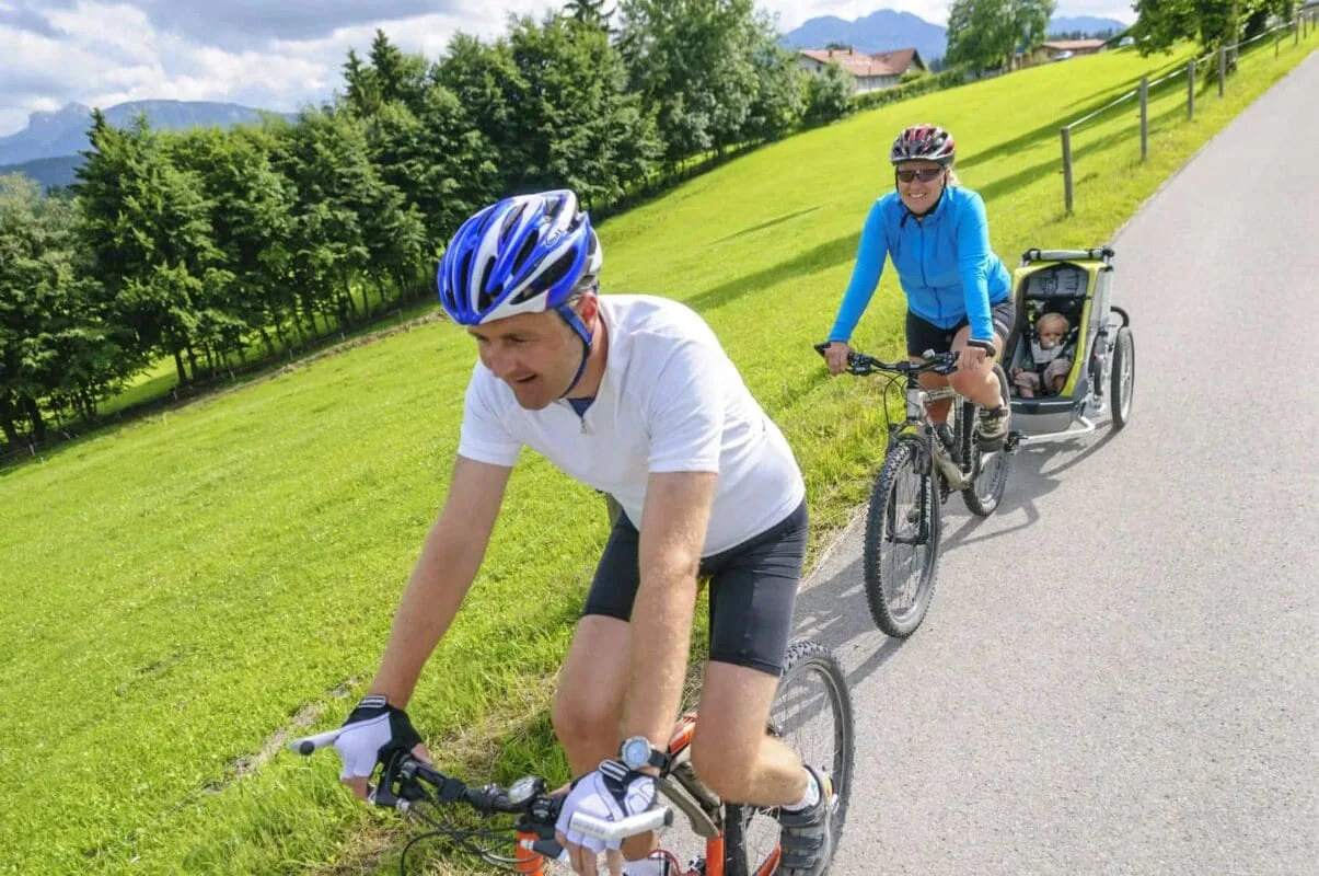 mtb & kinderwagen