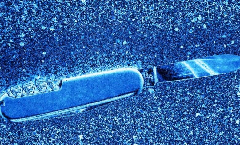 taschenmesser symbol metallic 260624