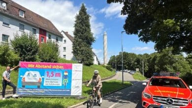 aktion abstand halten!