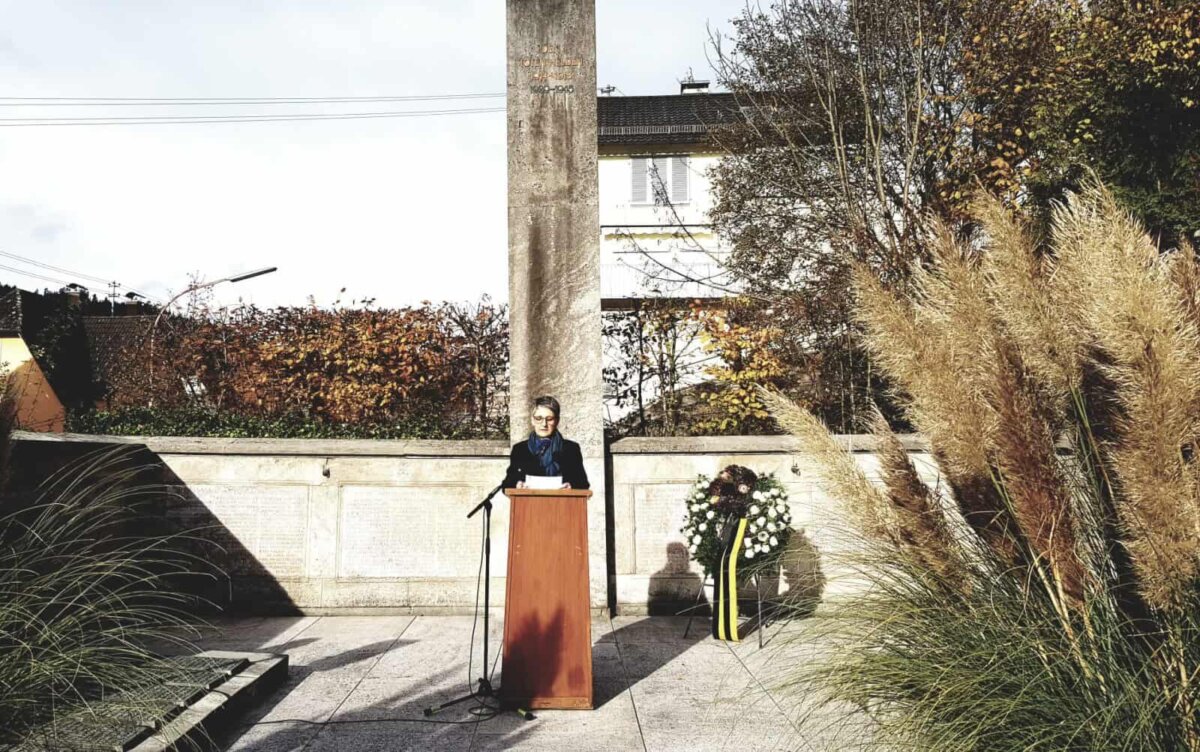 OB-Stellvertreterin Barbara Kunst bei ihrer Ansprache. Alle Fotos: Carsten Kohlmann