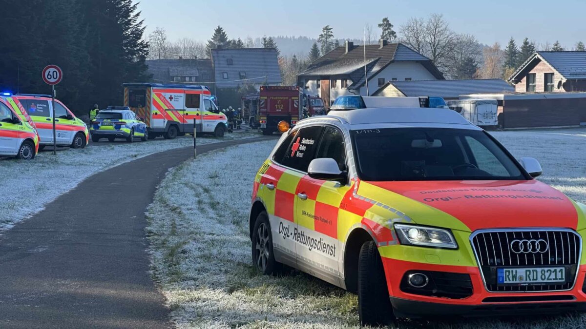 Die Einsatzstelle. Foto: gg