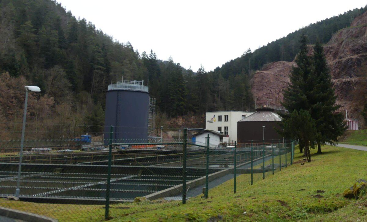 Die Gemeinschaftskläranlage im Schiltachtal. Foto: him