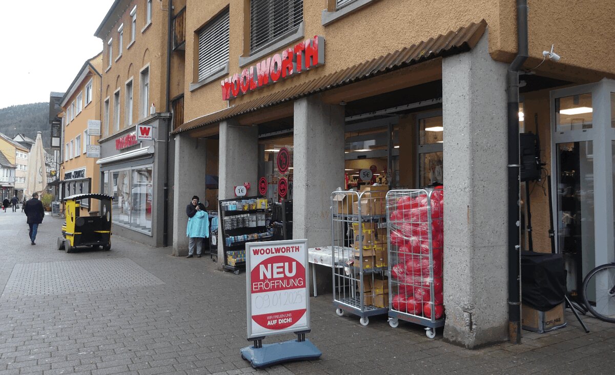 Der neue Laden in der Fußgängerzone. Foto: him