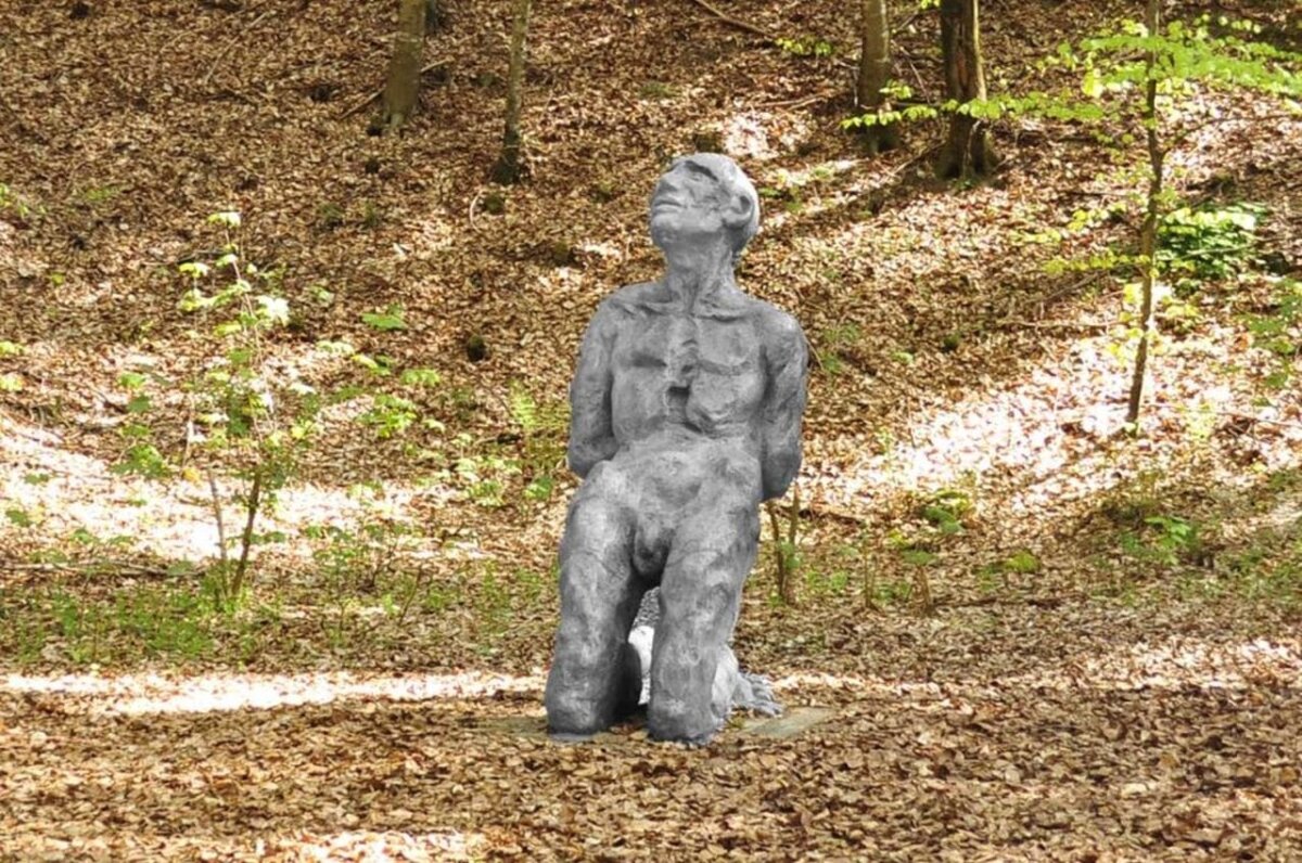Mahnmal an der Gedenkstätte Eckerwald. Archivfoto: red