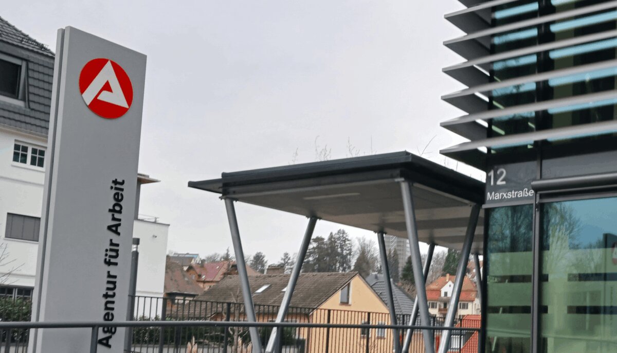Agentur für Arbeit in Rottweil. Foto: him