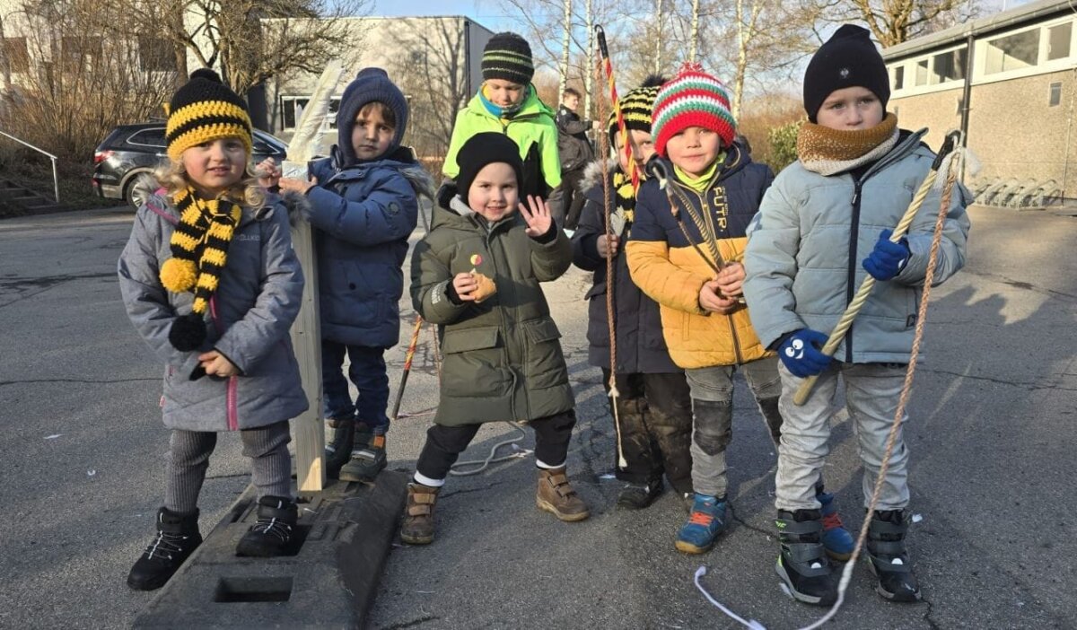 Der Klepfernachwuchs ist gesichert. Foto: Narrenzunft Bühlingen