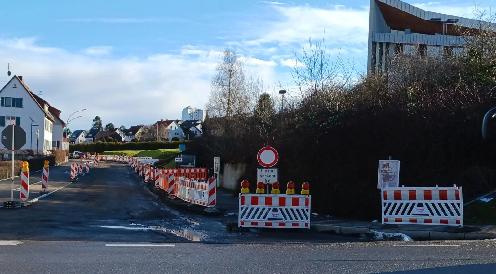 Seit dem Herbst lässt die Stadt die Mariazeller Straße sanieren. Foto: him