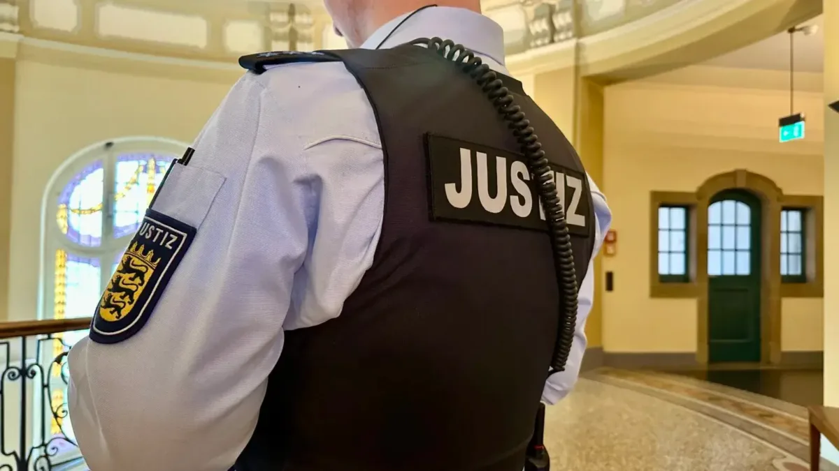 Justizwachtmeister im Gerichtsgebäude in Rottweil. Symbol-Foto: Peter Arnegger
