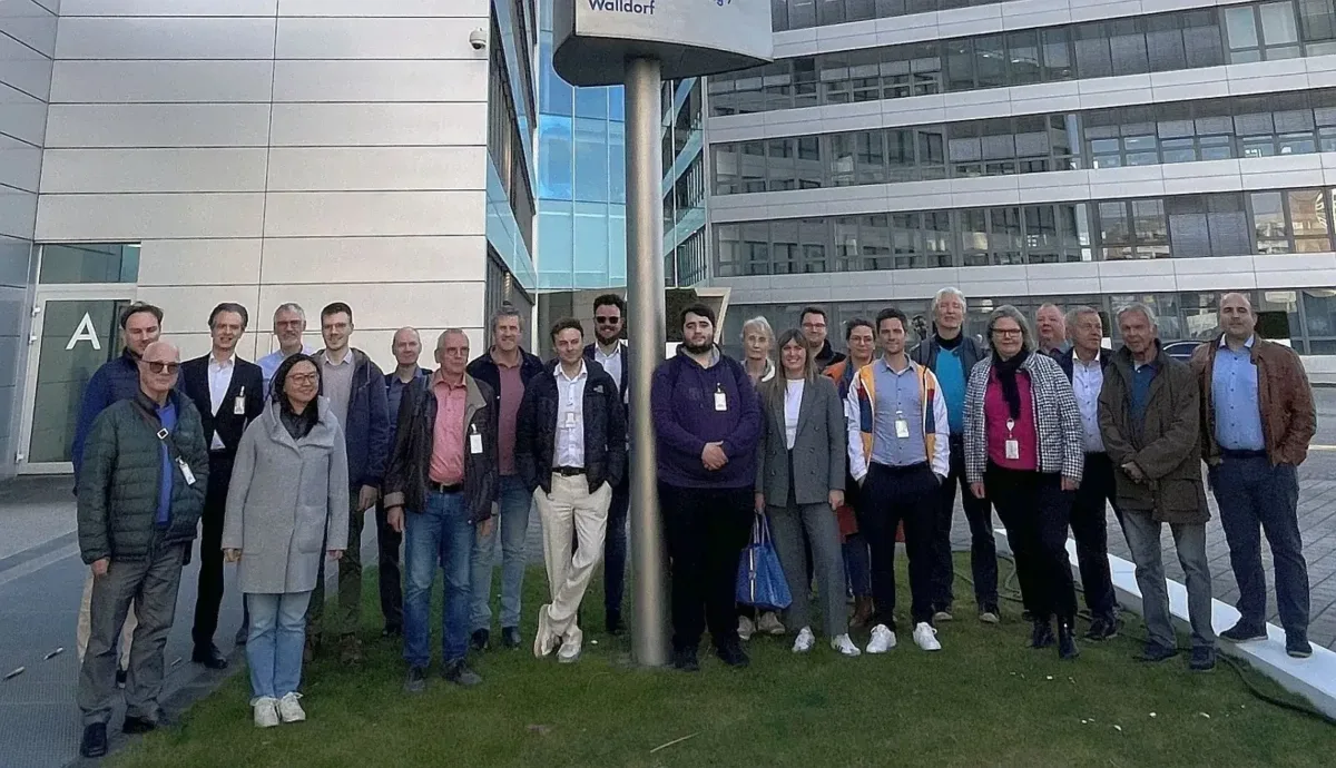 Die Exkursionsteilnehmerinnen und- Teilnehmer in Walldorf.
Foto: Stadt Schramberg