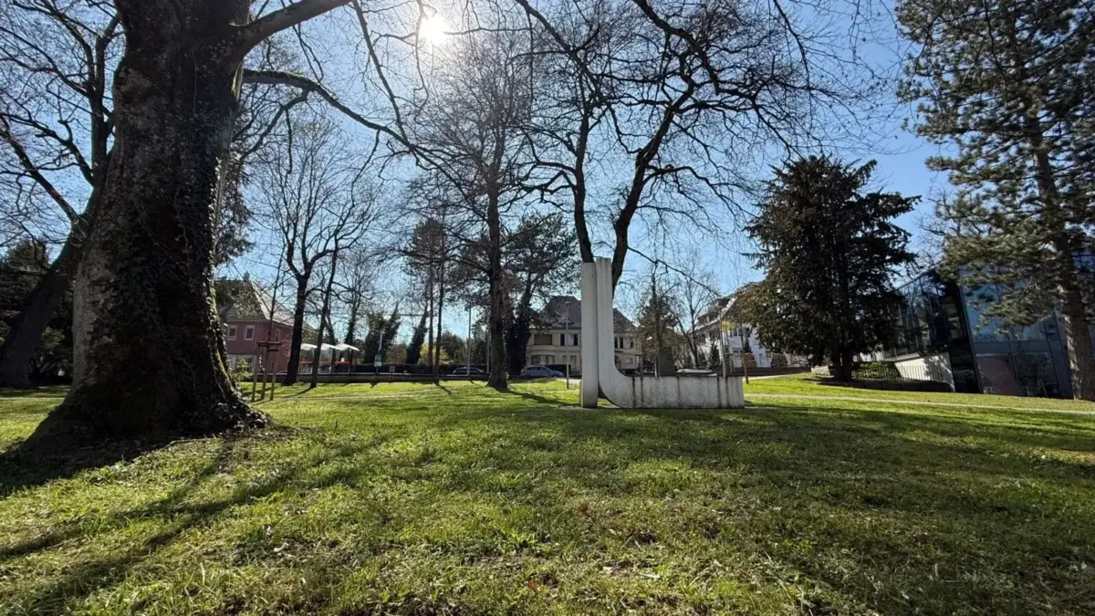 Der Duttenhofer Park in Rottweil nach der jüngsten Mähaktion. Foto: Peter Arnegger