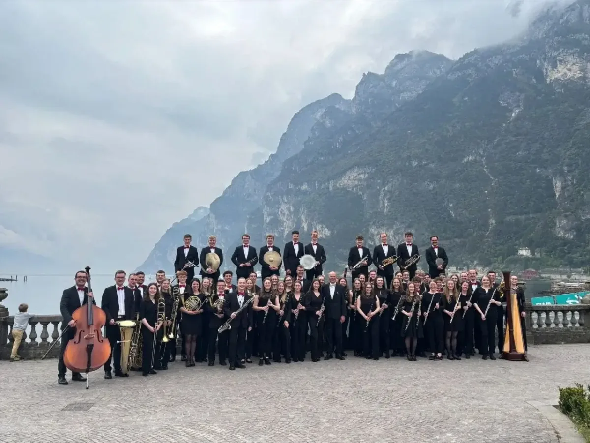 Toller Erfolg für das Kreisverbands-Jugendblasorchester am Gardasee. Foto: pm