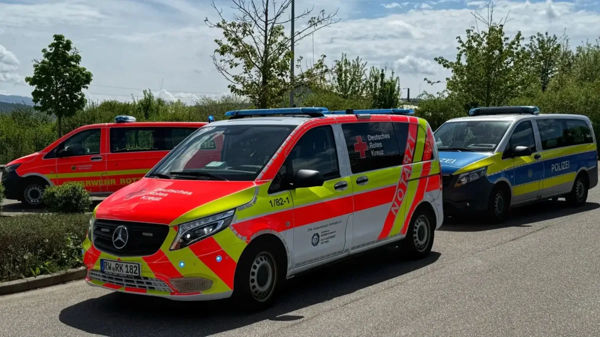 Einsatz in Rottweil. Foto: gg