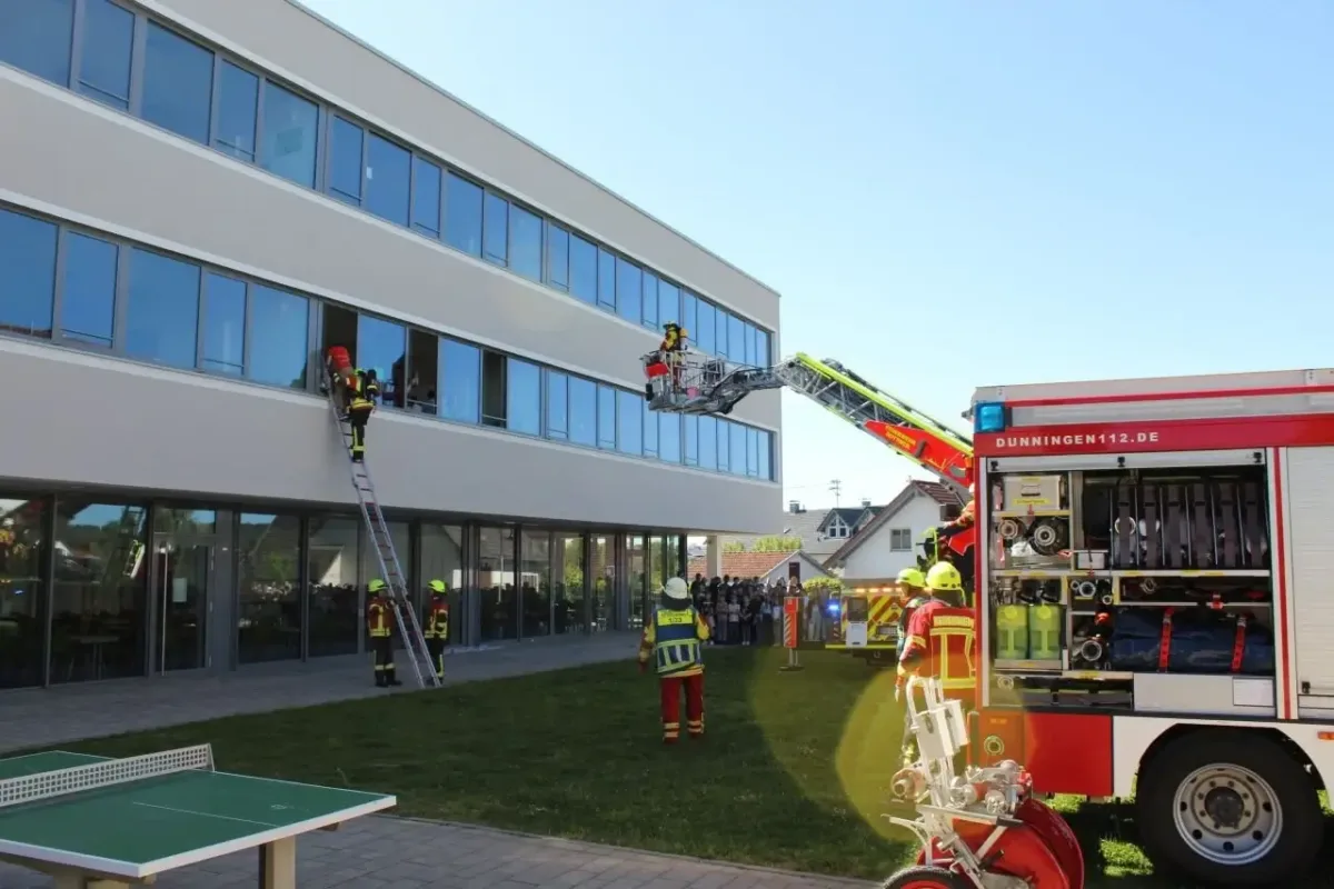 Kommunikation und Zusammenarbeit wurden an der Eschachschule auf den Prüfstand gestellt. Foto: fw