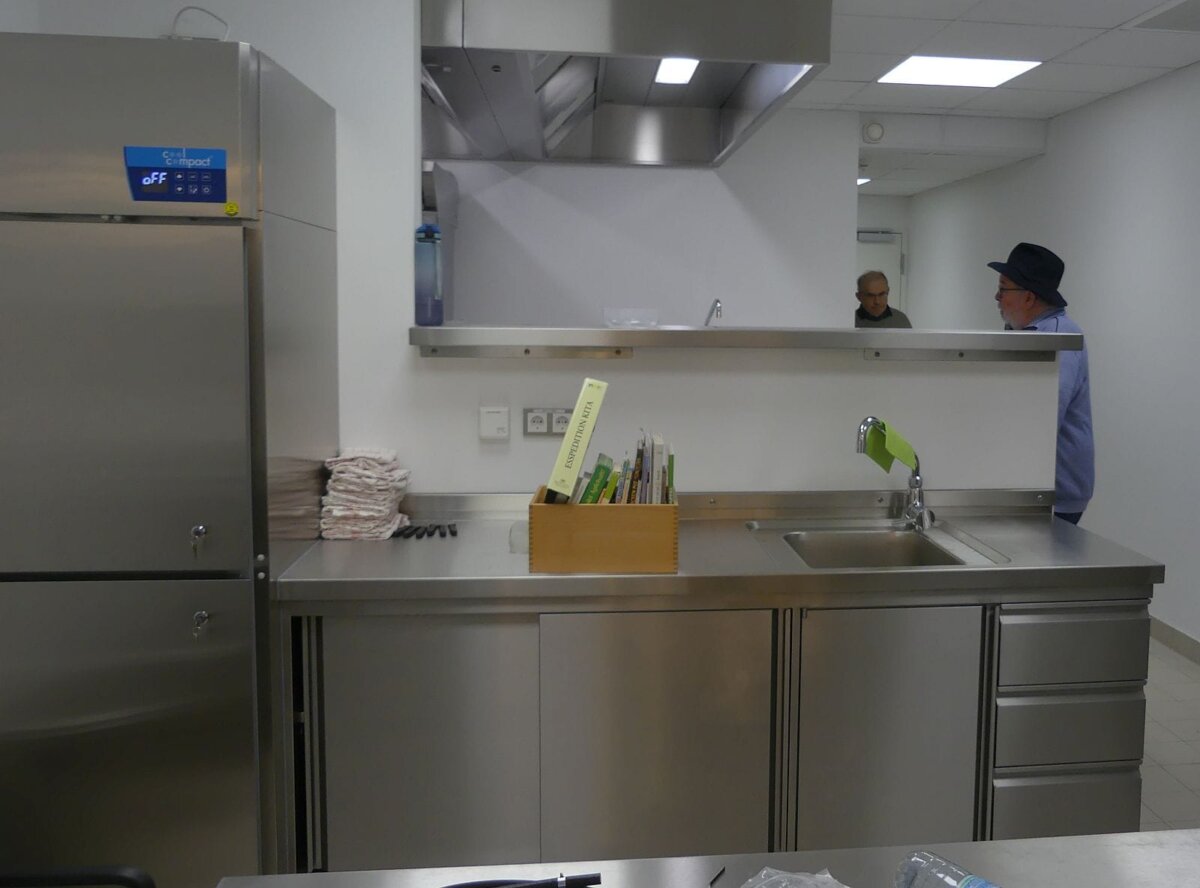 Die Kücheneinrichtung im Don Bosco-Kindergarten ist schon auf Cook and Freeze  ausgerichtet. Archiv-Foto: him