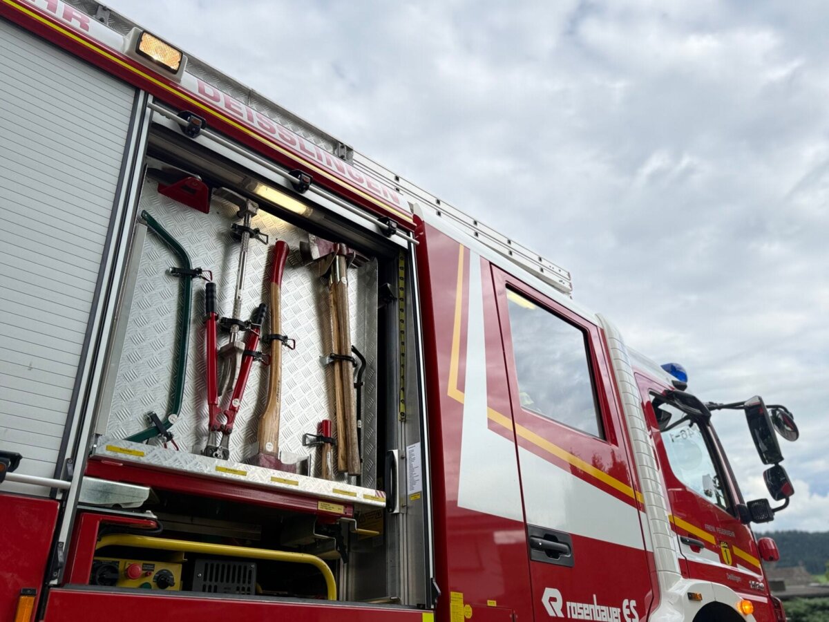 Feuerwehr Deißlingen im Einsatz. Foto: Peter Arnegger