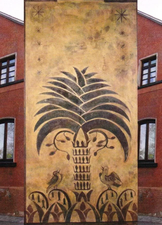 Palme im ehemaligen Betsaal. Foto: pm