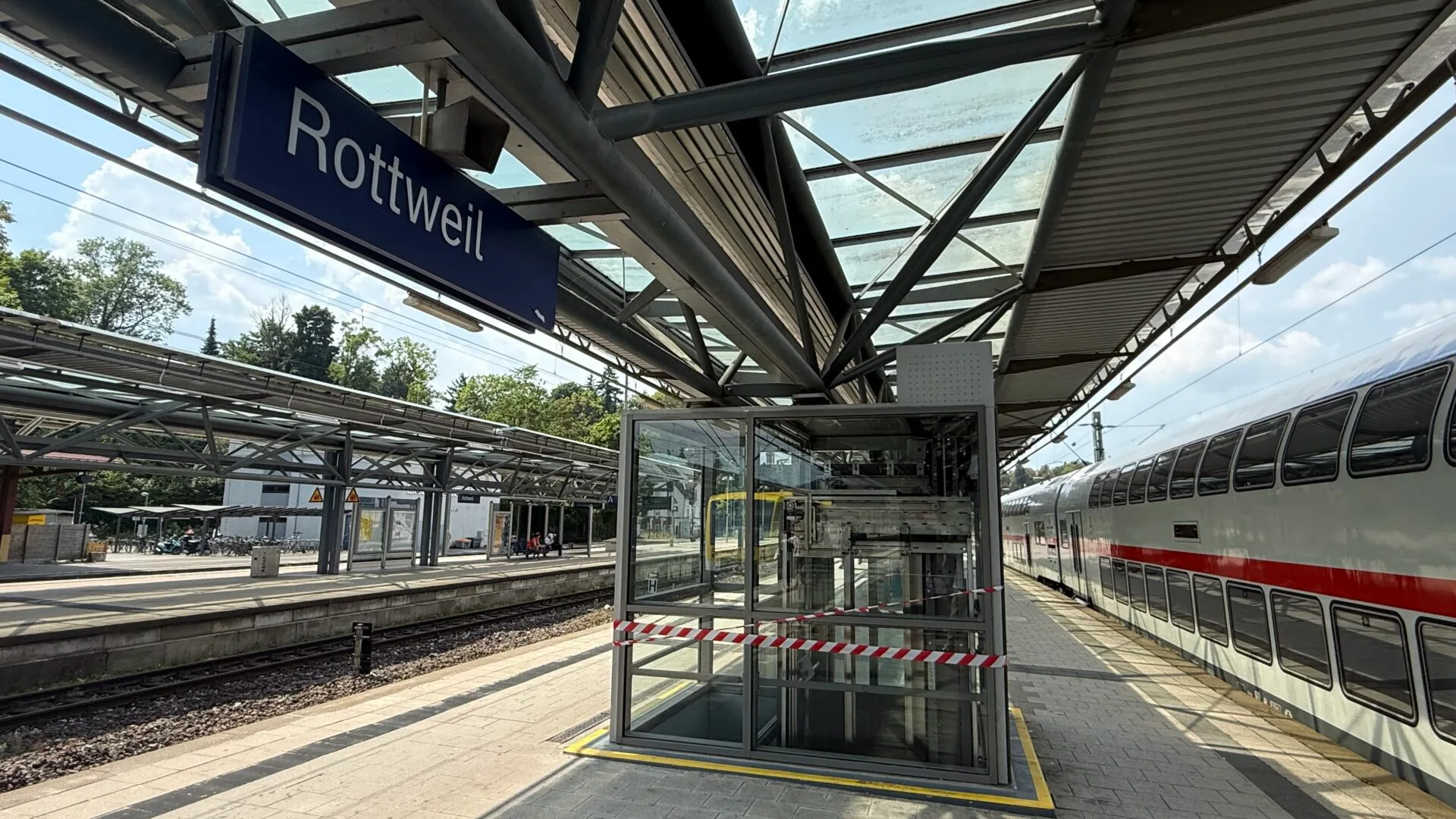 Bahnhof Rottweil. Foto: Peter Arnegger