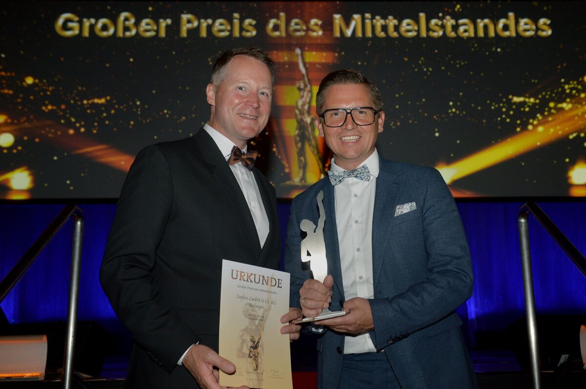 Die beiden Geschäftsführer von Sinfiro, Joachim Wollstädt (links) und Ralf Galster. Foto: pm