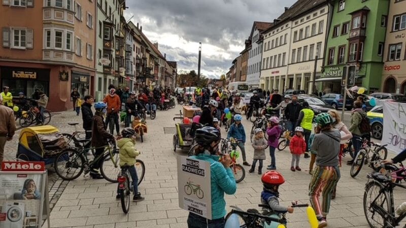 Die Kidical Mass wird von der Rad-Kulturstadt Rottweil in Zusammenarbeit mit dem ADFC
Kreisverband Rottweil organisiert. Foto: pm