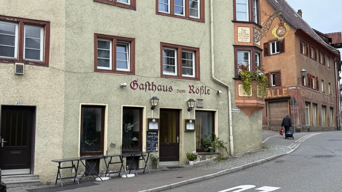 Ziel von Rassismus-Vorwürfen: das "Rössle" in Rottweil. Foto: Peter Arnegger